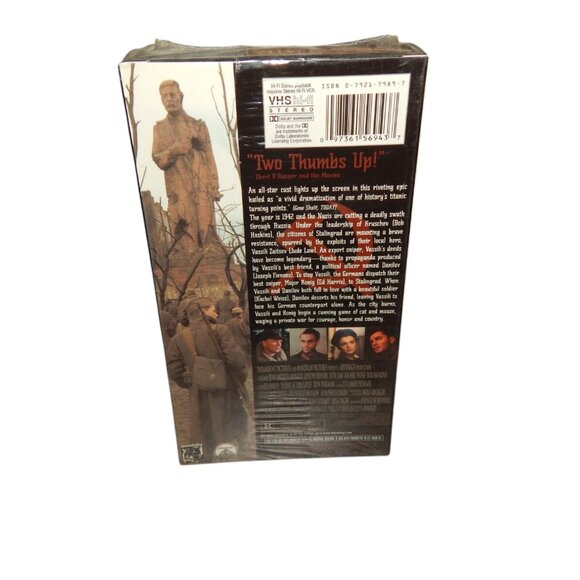 ENEMY AT THE GATES NWT New With Tags Sealed VHS in original paper case - Picture 2 of 6